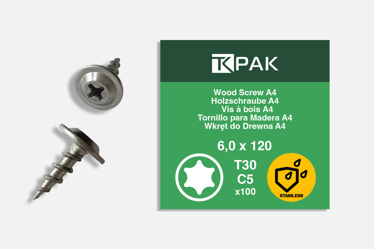 WKRĘTY MONTAŻOWE DO DREWNA 4,2 x 13 mm DO PŁYT WIÓROWYCH 250 szt. C4
